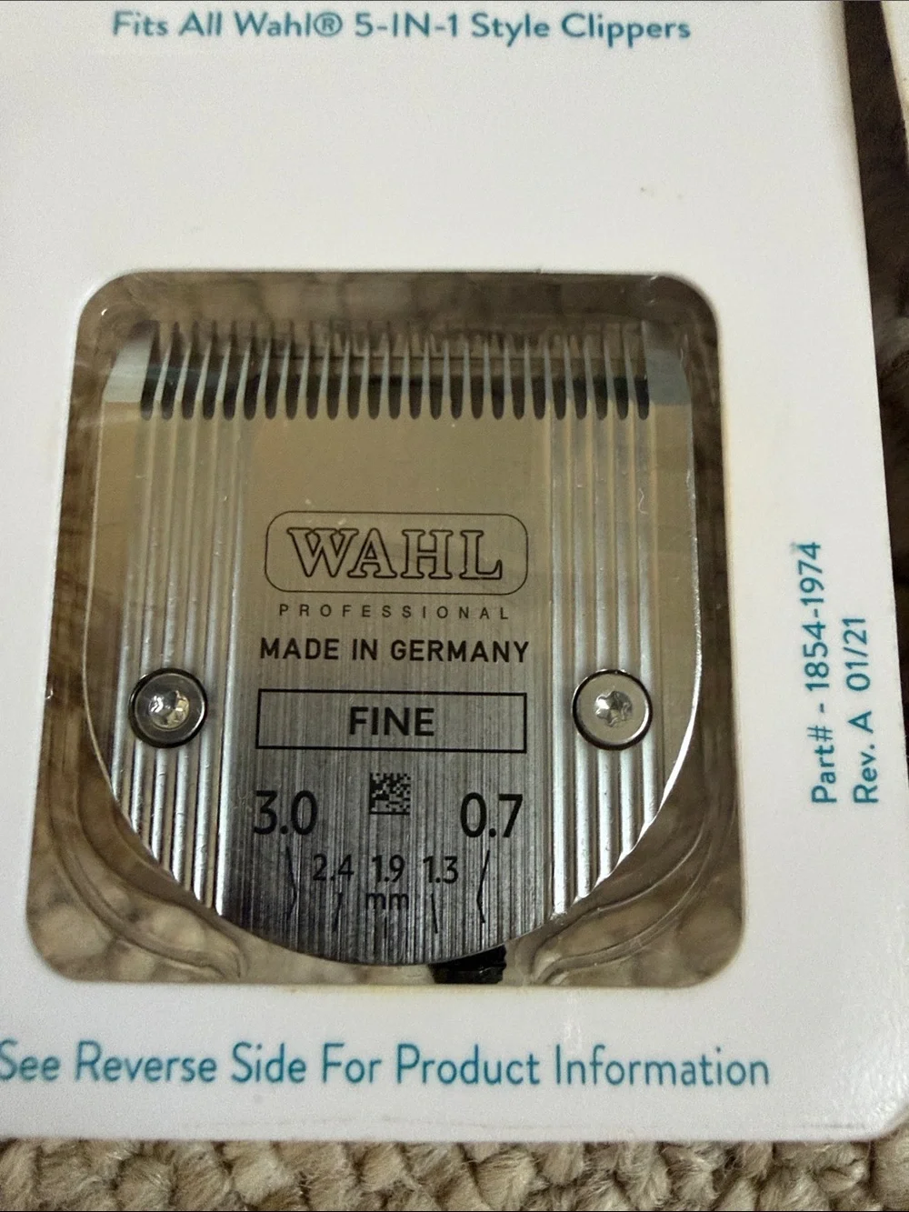 Wahl 5-IN-1 Replacement Clipper Blades - Silver